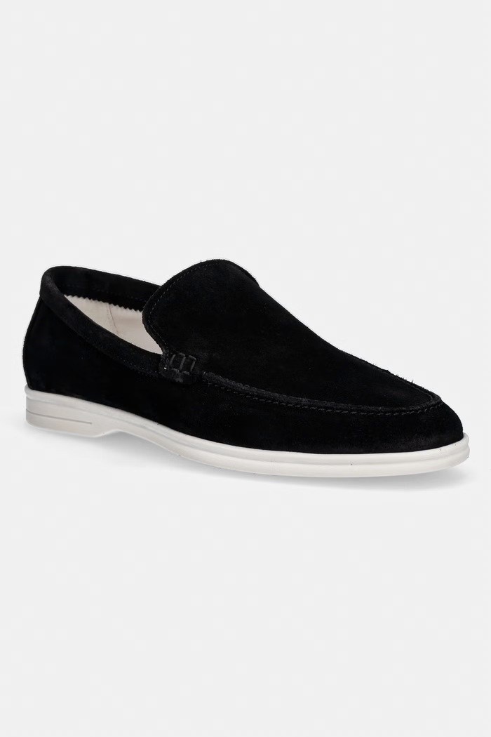 Steve Madden mocasini din piele întoarsă Mayne elegant negru 12000349.015