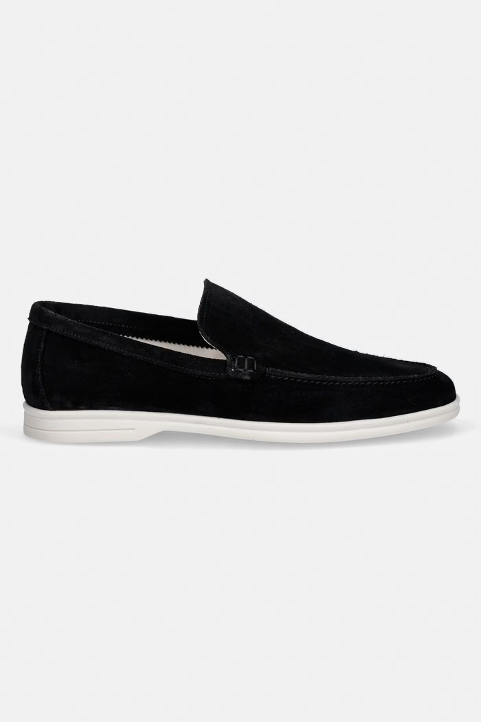 Steve Madden mocasini din piele întoarsă Mayne 12000349.015 negru SS26