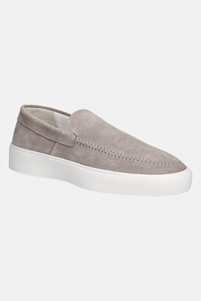 Steve Madden mocasini din piele întoarsă Leyton piele întoarsă gri 12000834.005