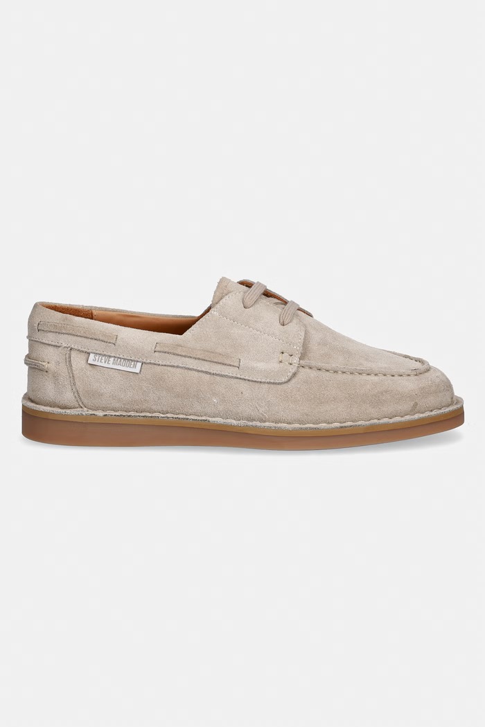 Σουέτ κλειστά παπούτσια Steve Madden Landrovers 12000924.482 μπεζ SS26