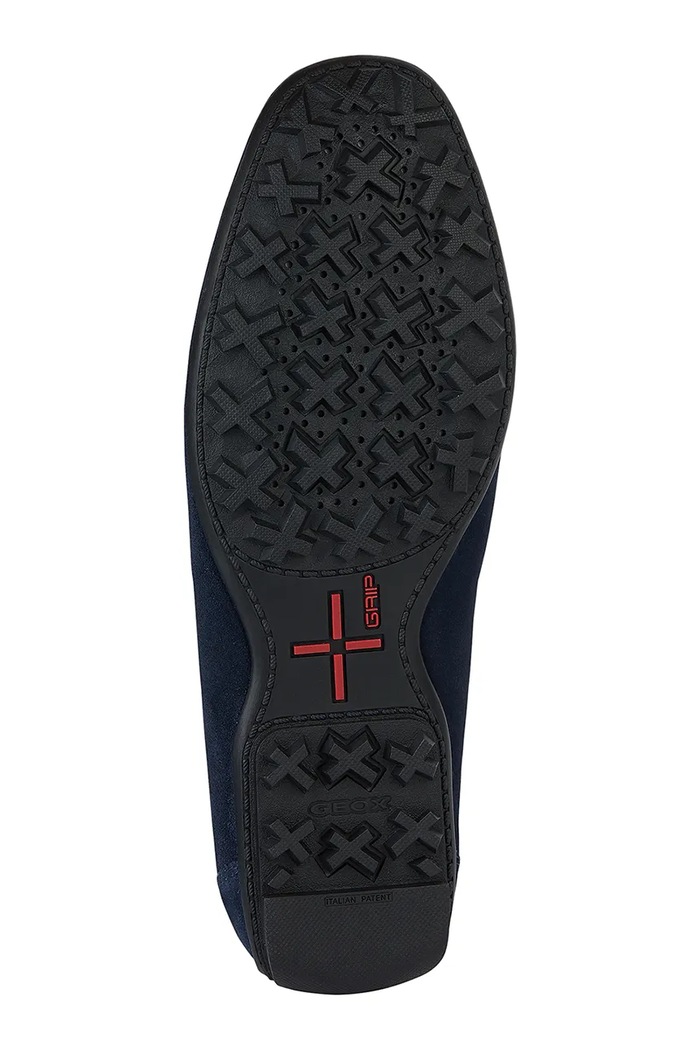 Geox mocasini din piele întoarsă U KOSMOPOLIS + GRIP U35CFB00020C4064