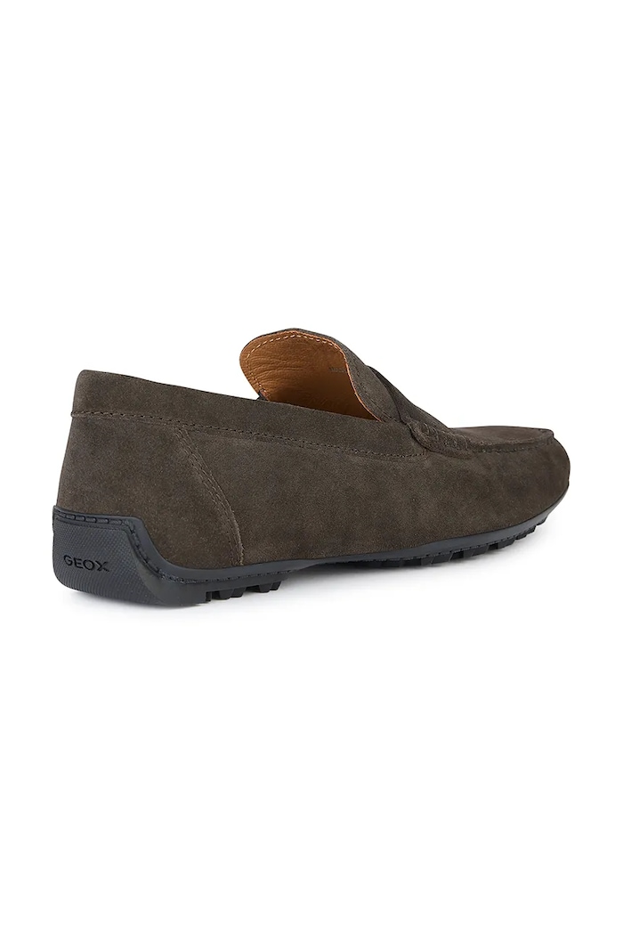 Încălțăminte Geox mocasini din piele întoarsă U KOSMOPOLIS + GRIP U35CFB00020C6021 maro