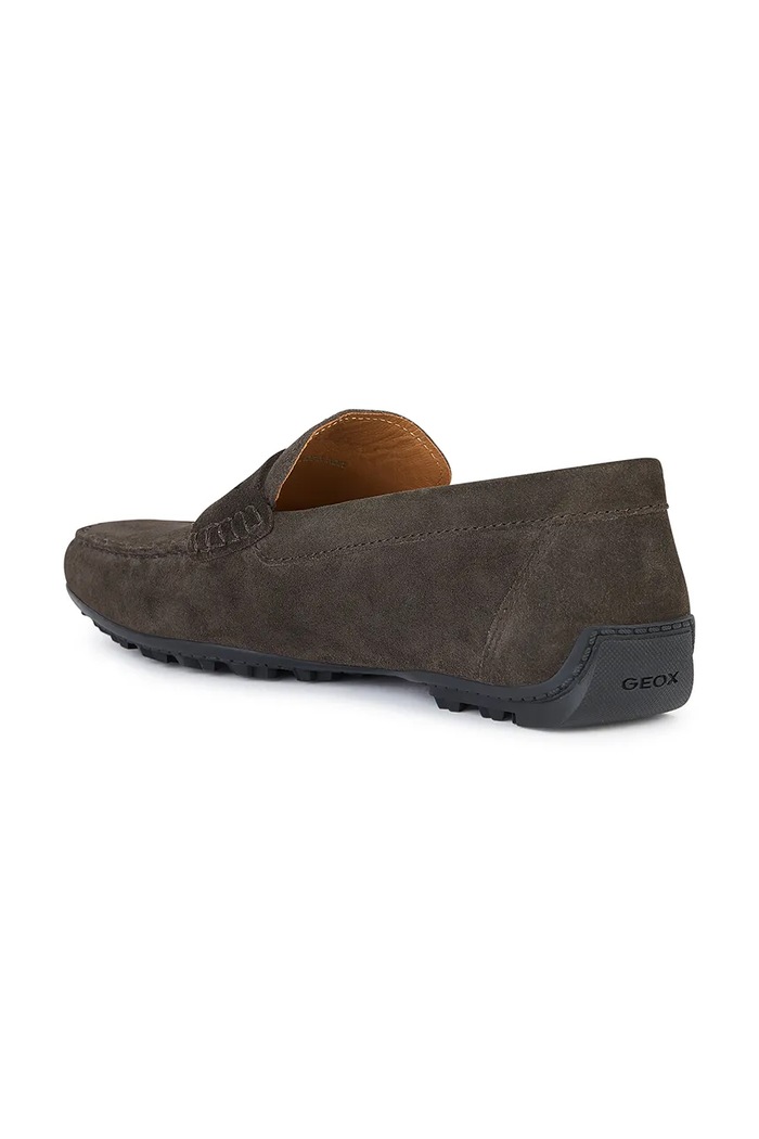 Geox mocasini din piele întoarsă U KOSMOPOLIS + GRIP maro U35CFB00020C6021