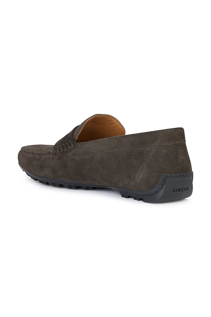 Geox mocasini din piele întoarsă U KOSMOPOLIS + GRIP maro U35CFB00020C6021