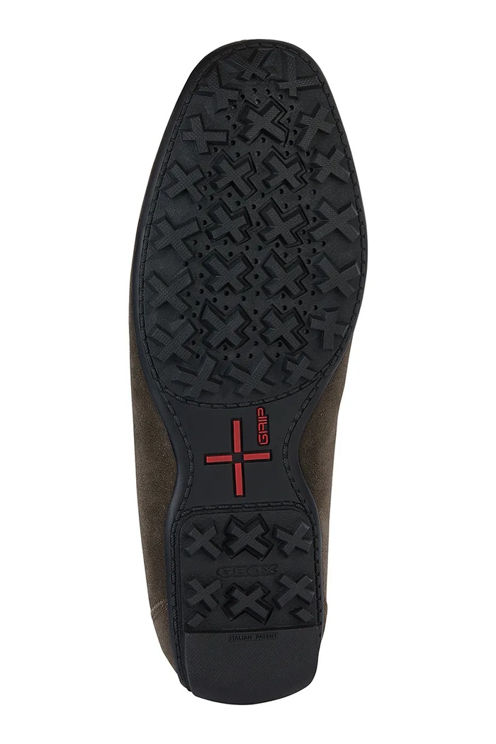Geox mocasini din piele întoarsă U KOSMOPOLIS + GRIP U35CFB00020C6021