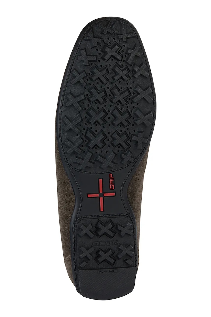 Geox mocasini din piele întoarsă U KOSMOPOLIS + GRIP U35CFB00020C6021