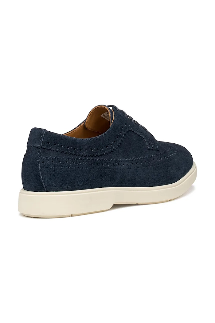 Încălțăminte Geox pantofi de piele întoarsă U SPHERICA EC17 U55LAE00020C4002 bleumarin