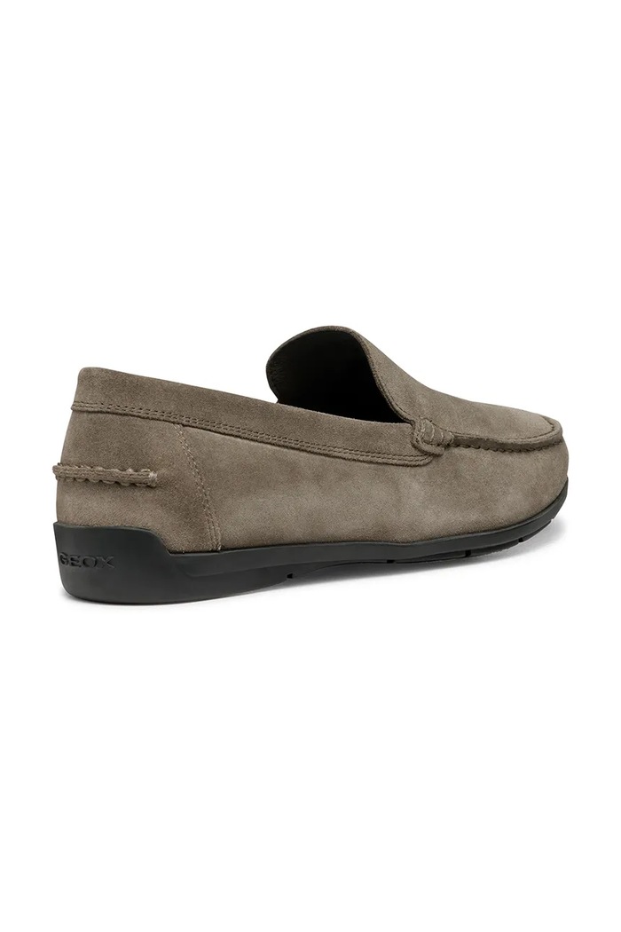 Încălțăminte Geox mocasini din piele întoarsă U SIRON U55Q3A00022C1018 maro