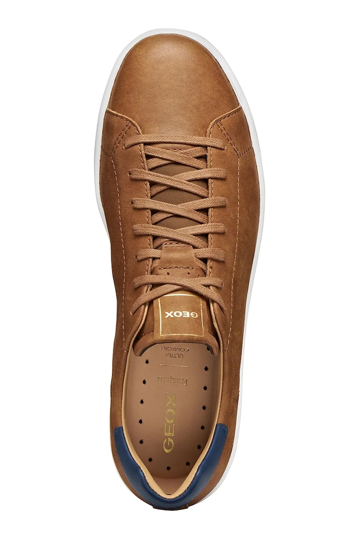 Geox sneakersy zamszowe U SPHERICA ECUB-1 B U65EKC00046C6002 brązowy