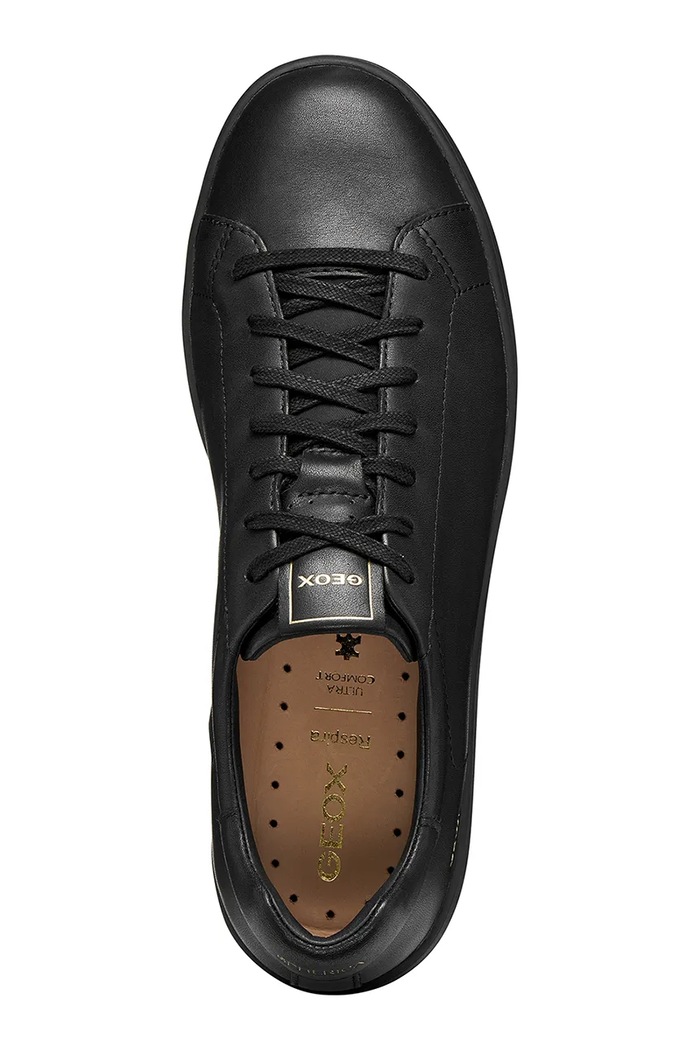 Geox sneakersy skórzane U SPHERICA ECUB-1 B U65EKC00085C9999 czarny