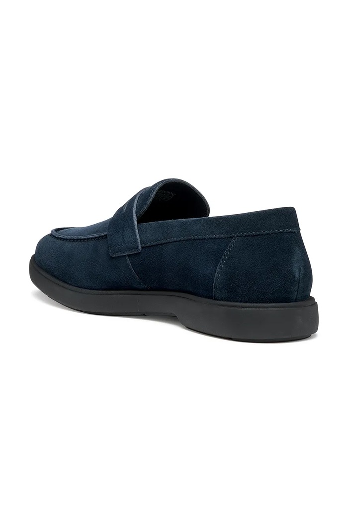 Geox mokasyny zamszowe U SPHERICA EC17 granatowy U65LAA00020C4002