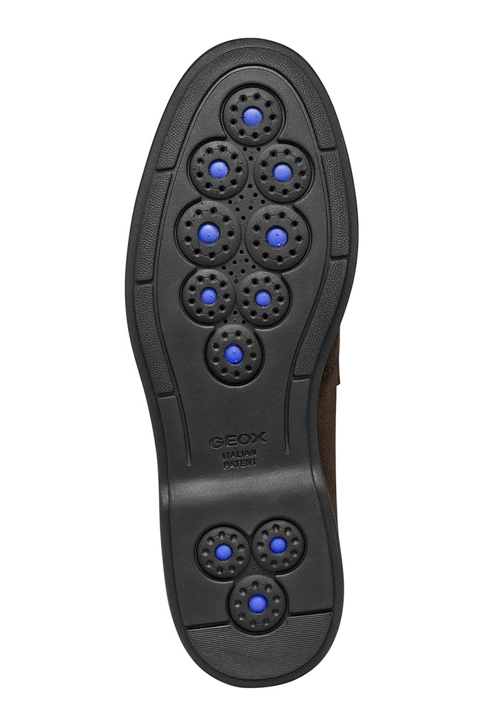 Geox mocasini din piele întoarsă U SPHERICA EC17 U65LAA00020C6006