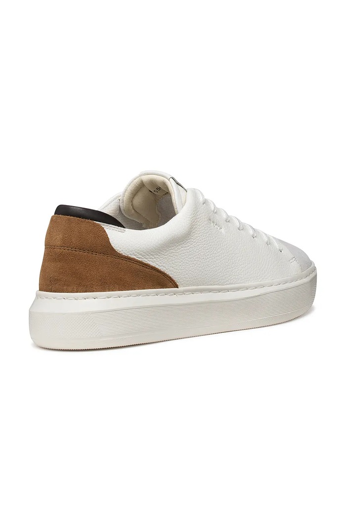 Obuwie Geox sneakersy skórzane U DEIVEN U655WA04722C1224 biały