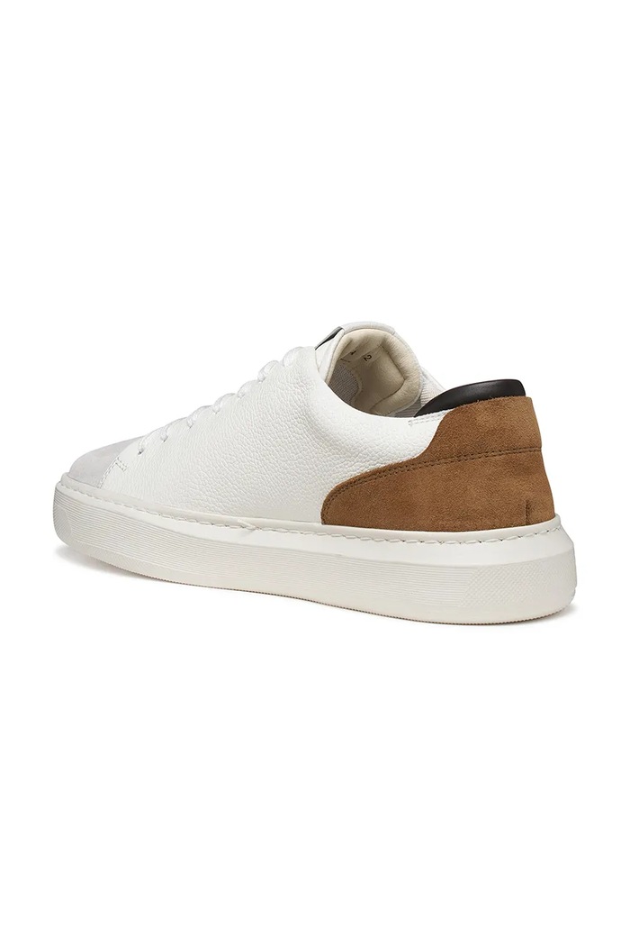 Geox sneakersy skórzane U DEIVEN biały U655WA04722C1224