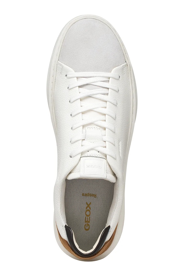 Geox sneakersy skórzane U DEIVEN U655WA04722C1224 biały