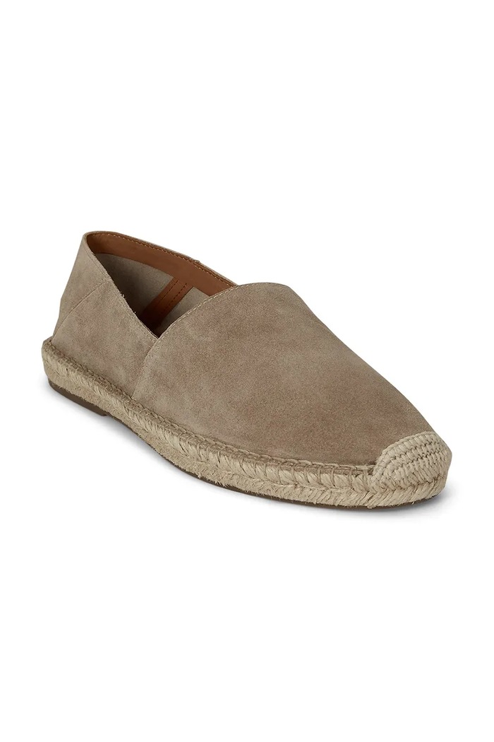 Polo Ralph Lauren espadrile din piele întoarsă Cevio V2 Clp 803P07638003.200 bej SS26