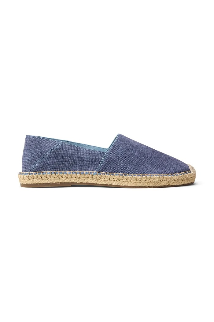 Polo Ralph Lauren espadryle zamszowe Cevio V2 Clp niebieski 803P07639003.400