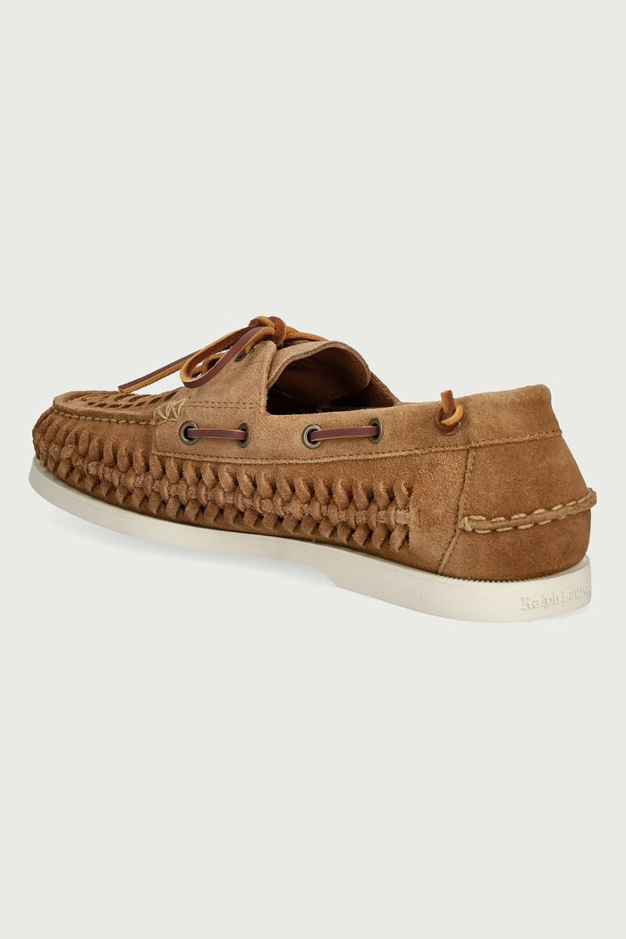 Обувь Polo Ralph Lauren Мокасины мужские кожаные Mertn Bt Wvn 803P07646002.270 коричневый