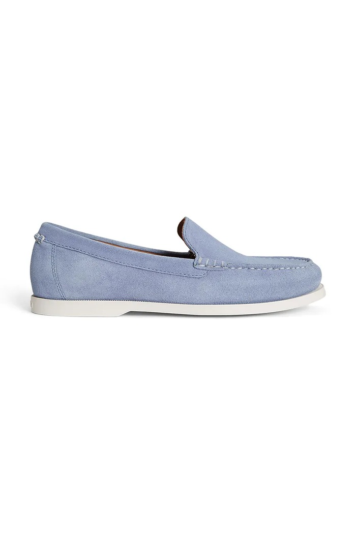 Polo Ralph Lauren mokasyny męskie skórzane Merton Vnetn niebieski 803P09766003.400