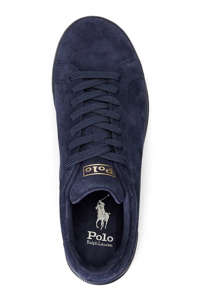 Semišové tenisky Polo Ralph Lauren Hrt Ct II tmavomodrá 809877601002.400