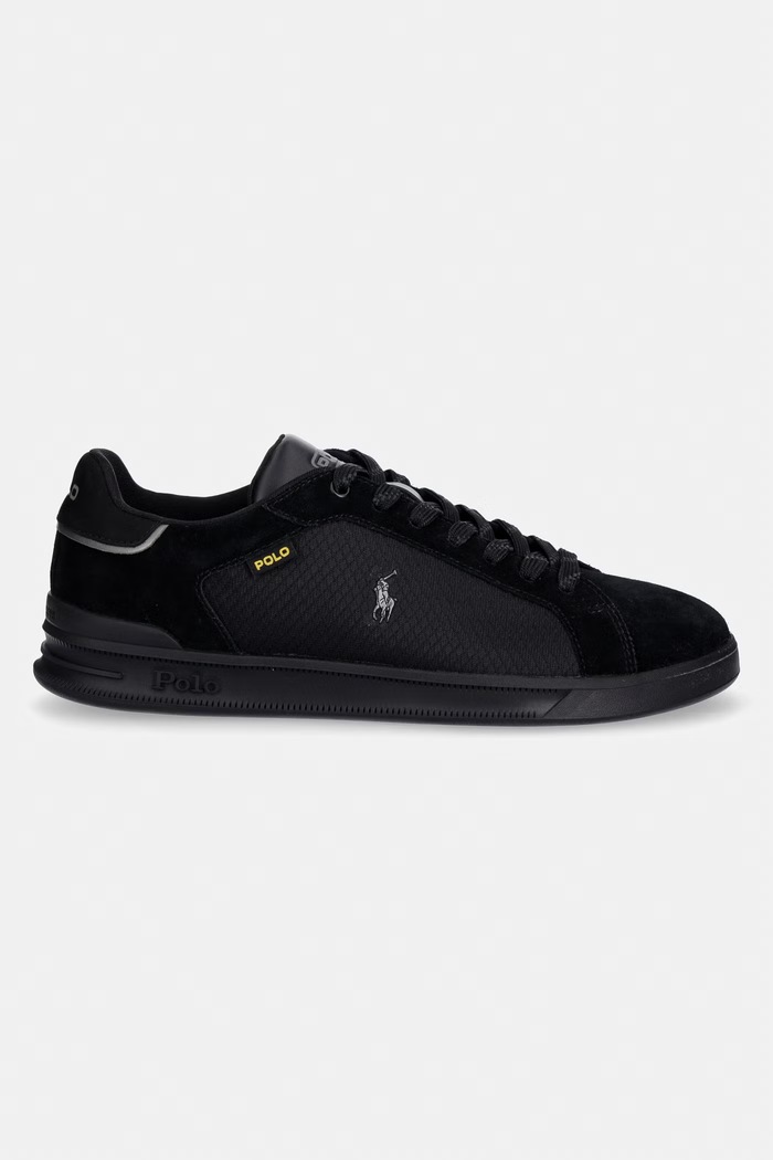 Polo Ralph Lauren Hrt Ct Utily sneakersy męskie zamszowe 809P07160001.001 czarny SS26