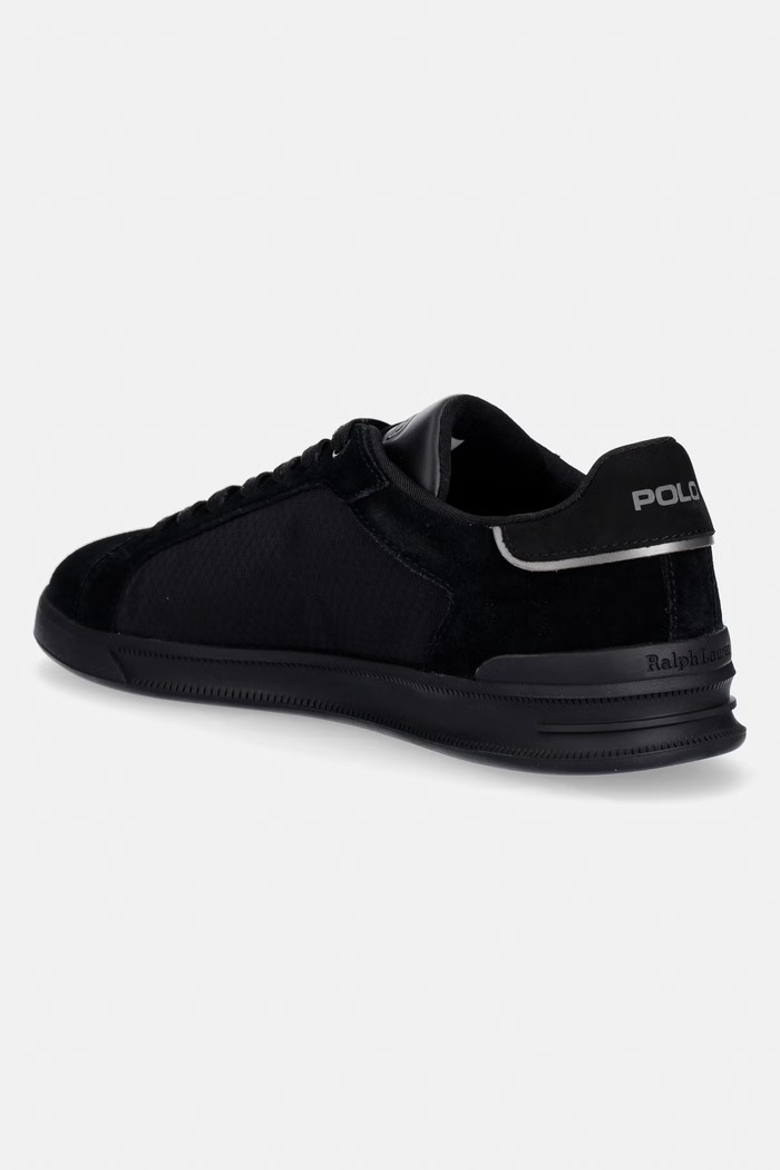 Obuwie Polo Ralph Lauren Hrt Ct Utily sneakersy męskie zamszowe 809P07160001.001 czarny