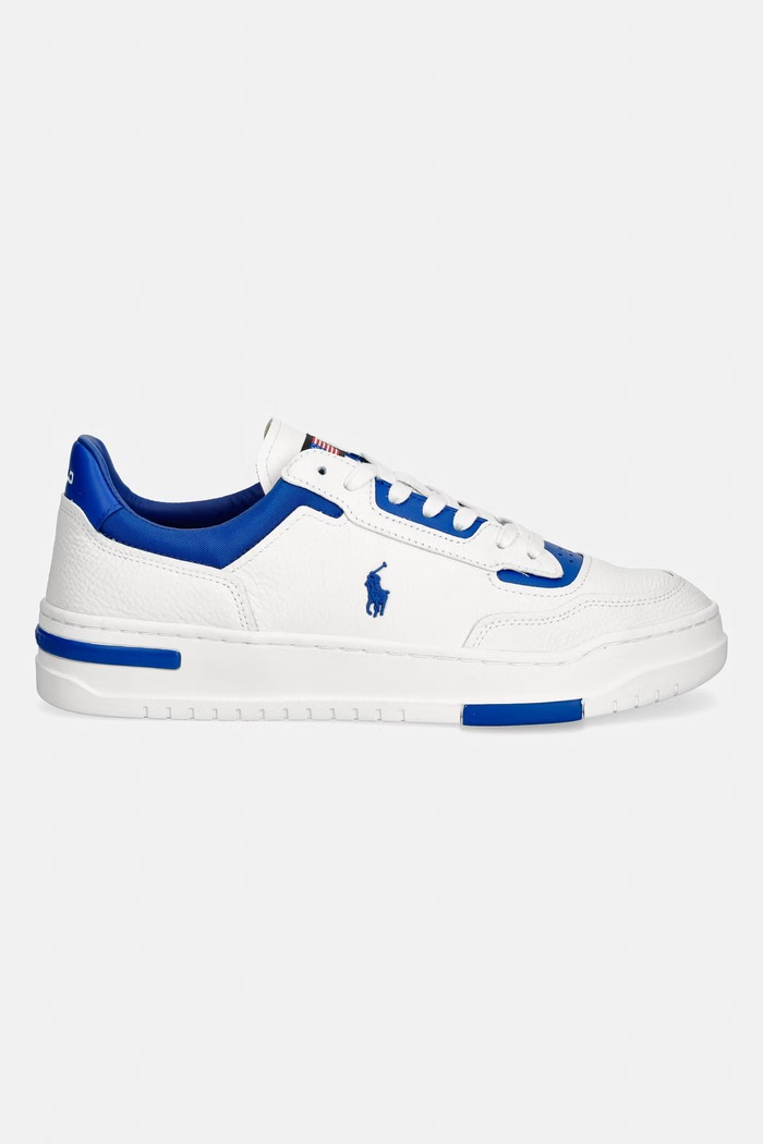 Polo Ralph Lauren Kenmare superge moške usnjene 809P07528002.100 bela SS26