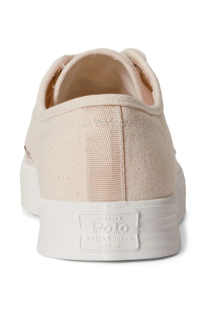 Polo Ralph Lauren Ayers Low teniși înalți pentru bărbați, din bumbac bej 809P07627001.101