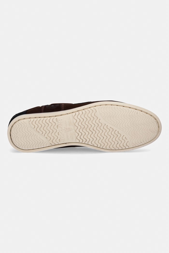 Barbour mocasini pentru bărbați, din nubuc Wake MFO0684BR78 maro