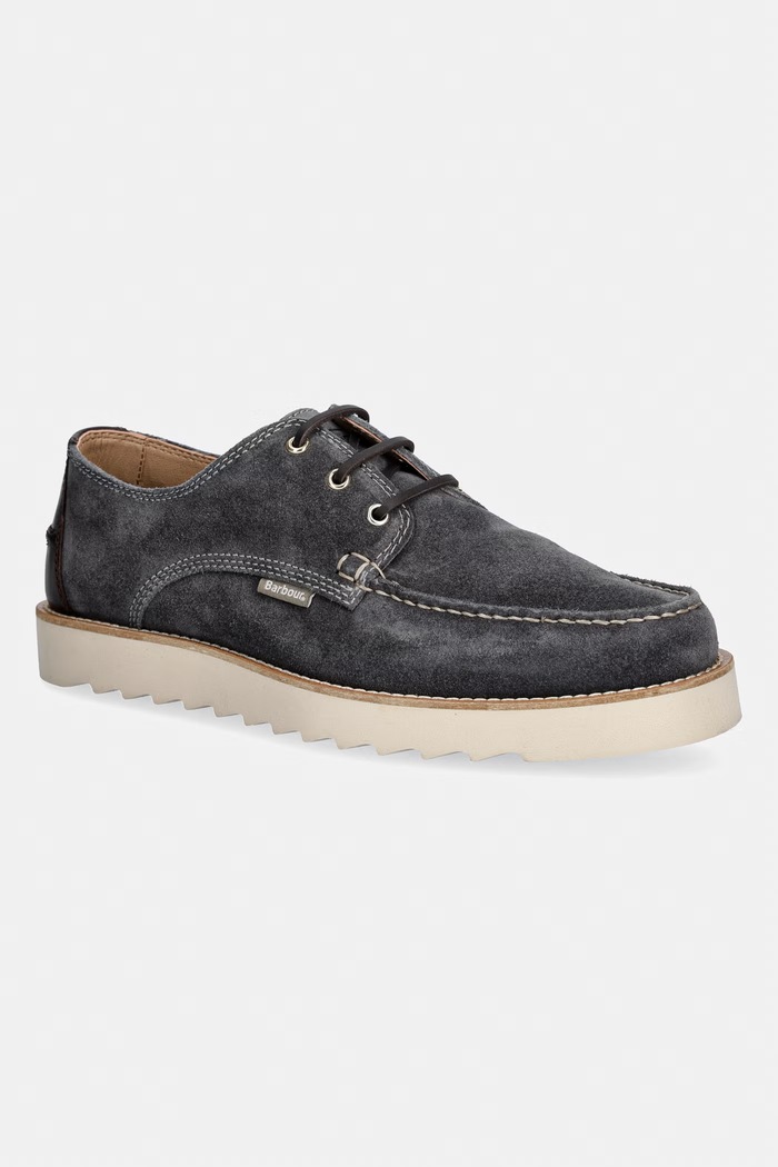 Barbour cipele za muškarce od brušene kože Aydon siva MFO0823GY19