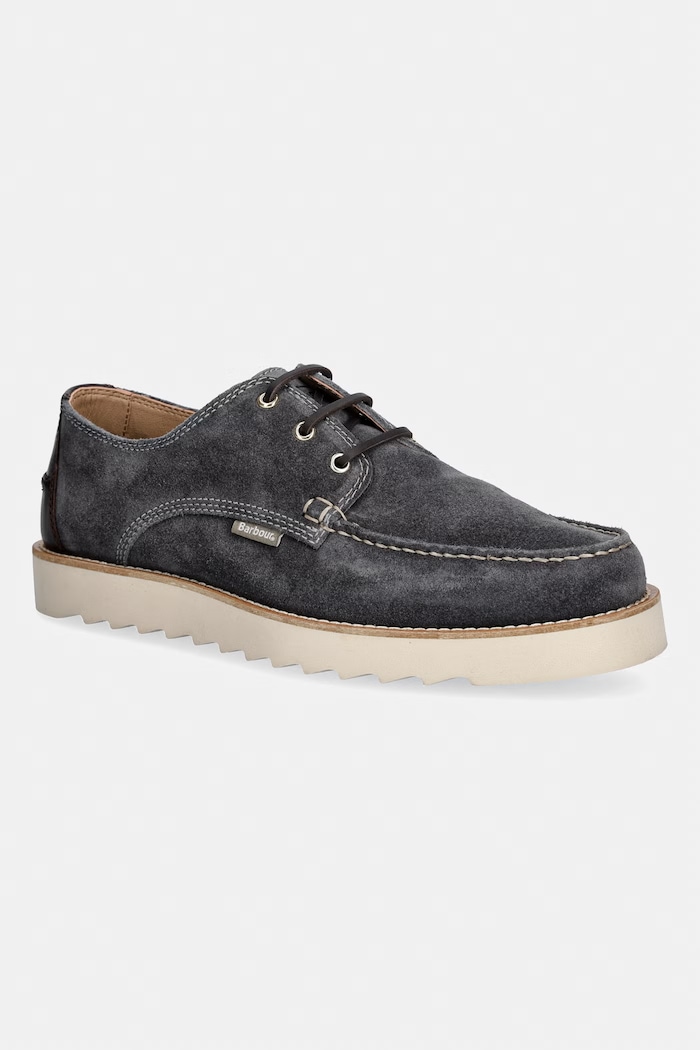 Barbour cipele za muškarce od brušene kože Aydon siva MFO0823GY19