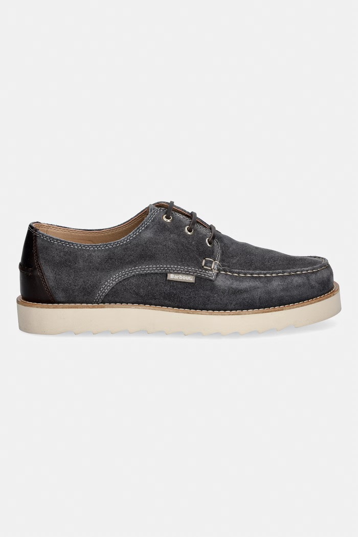 Barbour cipele za muškarce od brušene kože Aydon MFO0823GY19 siva SS26