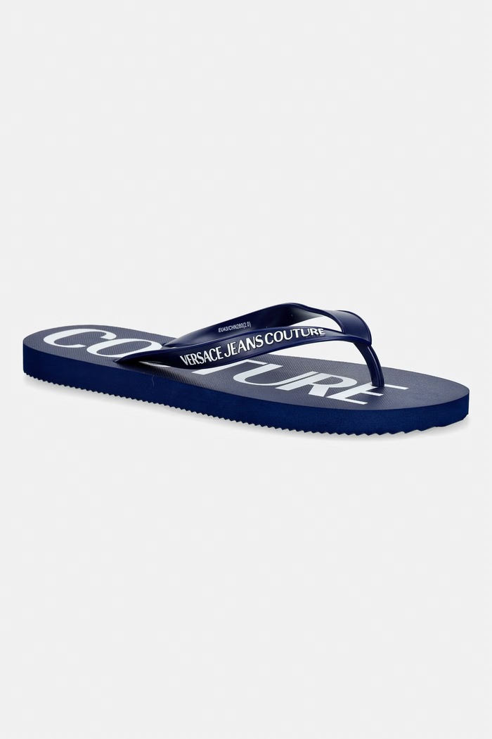 Versace Jeans Couture pánske žabky tmavomodrá 80YA3SQ7.ZSS81.K87