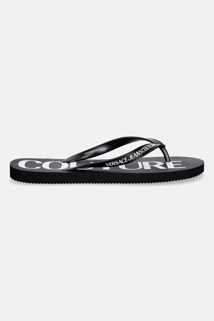 Versace Jeans Couture pánske žabky 80YA3SQ7.ZSS81.L01 čierna SS26