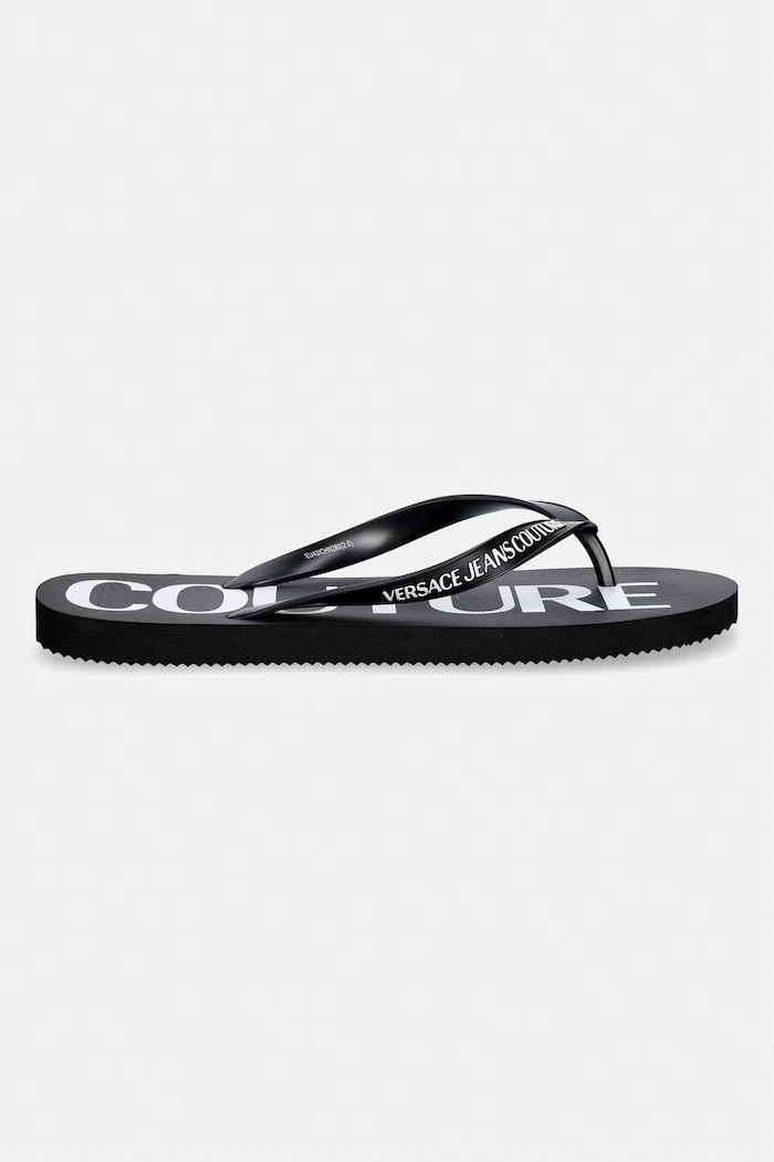 Versace Jeans Couture pánske žabky 80YA3SQ7.ZSS81.L01 čierna SS26