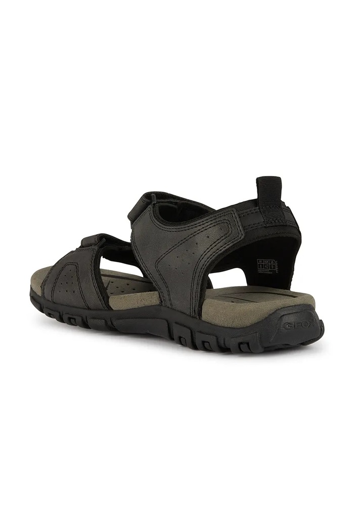 Sandali Geox UOMO SANDAL STRADA črna U4524B000MEC9999