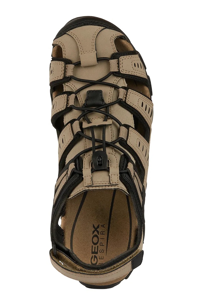 Πέδιλα Geox UOMO SANDAL STRADA U4524C000EKC6738 μπεζ