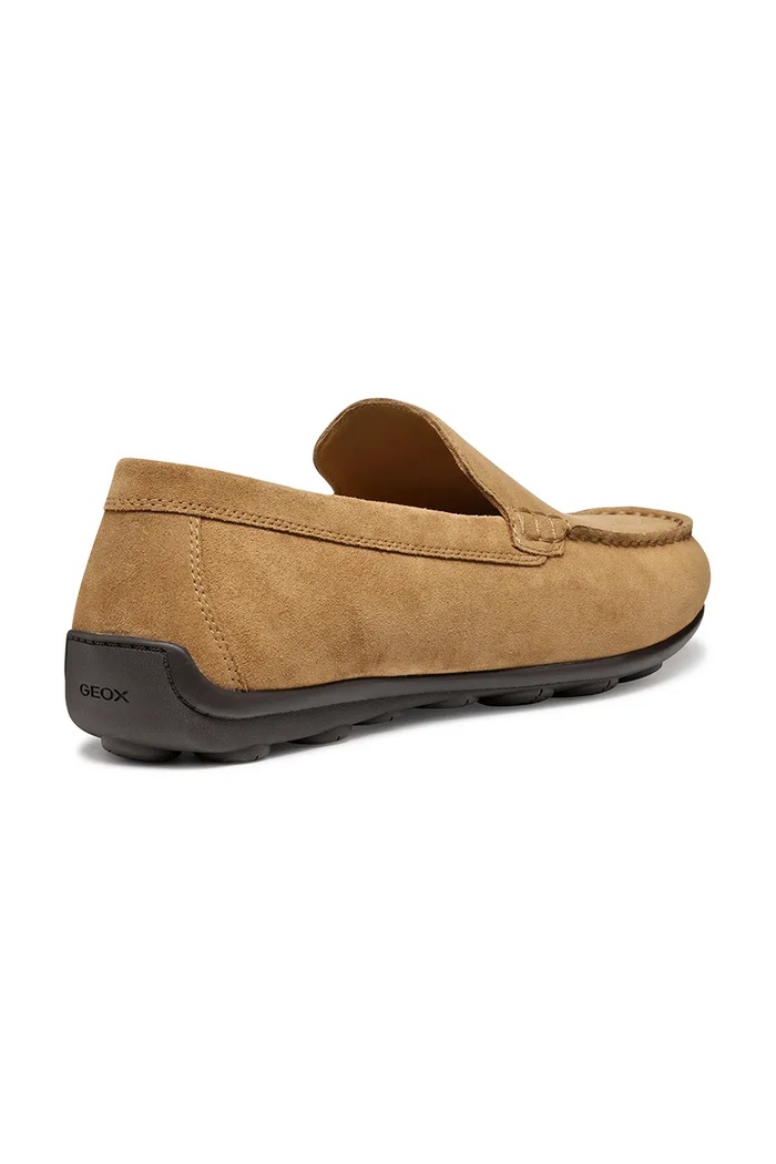 Boty Semišové mokasíny Geox U SPHERICA EC16 U55HYA00022C6018 béžová