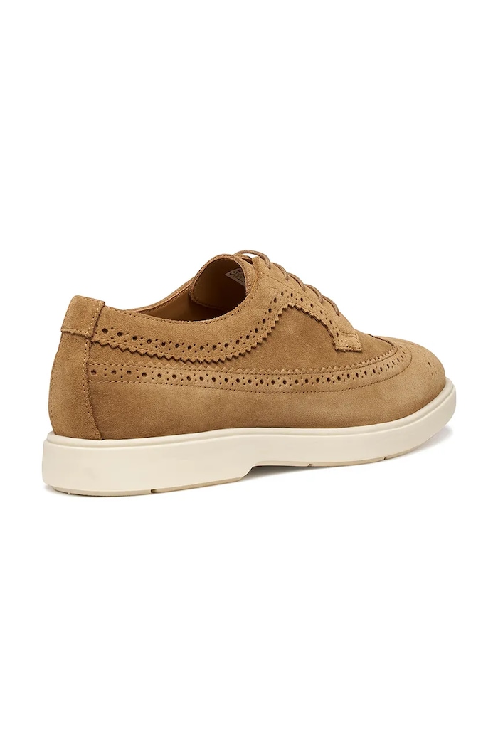 Boty Semišové polobotky Geox U SPHERICA EC17 U55LAE00022C6018 béžová