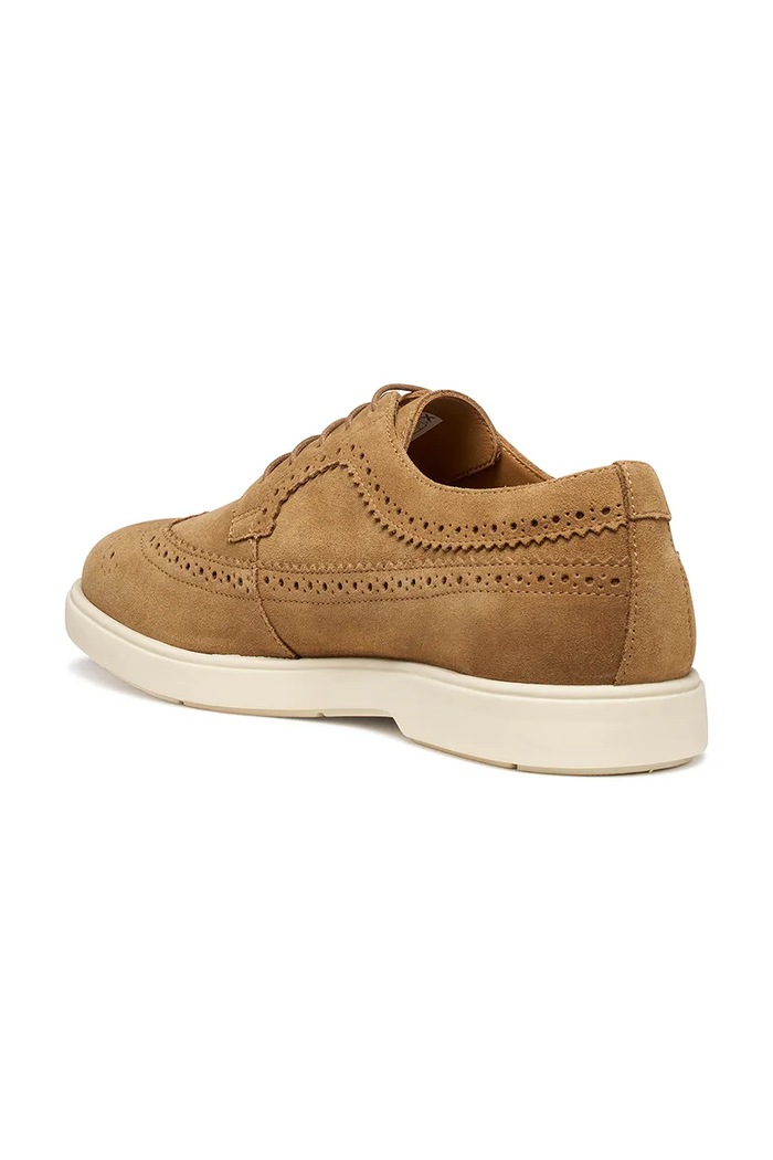 Semišové polobotky Geox U SPHERICA EC17 béžová U55LAE00022C6018