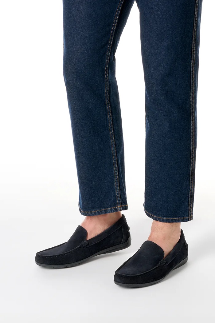 Geox mocasini din piele întoarsă U SIRON U55Q3A00022C4002
