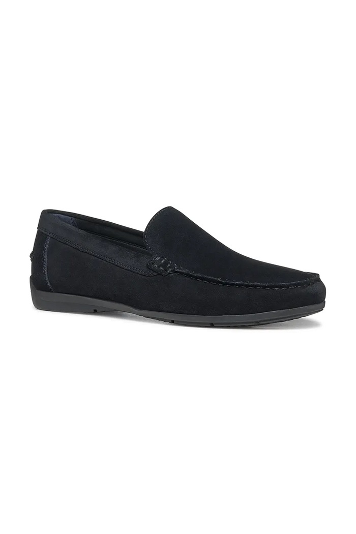 Geox mocasini din piele întoarsă U SIRON U55Q3A00022C4002 bleumarin SS26