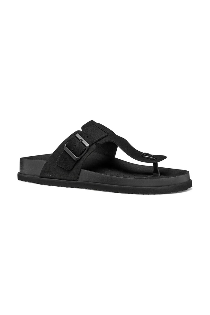 Semišové žabky Geox U PARNAIBA U651KB00022C9999 černá SS26
