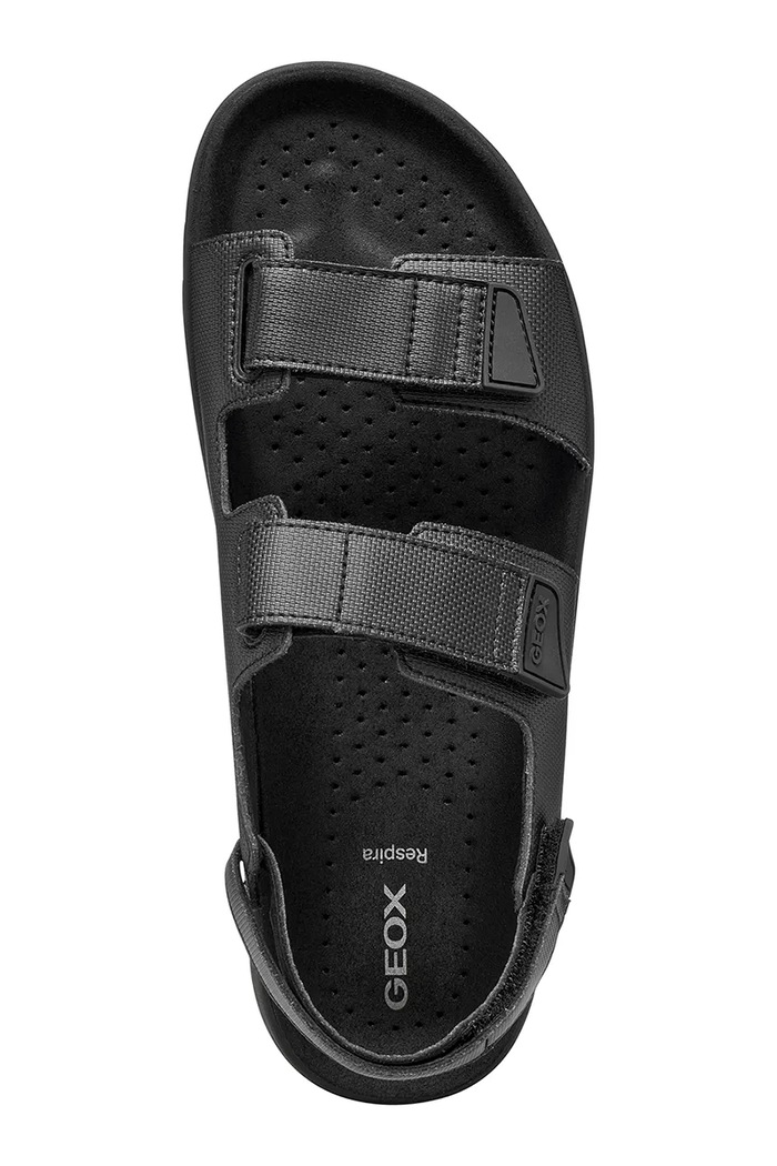 Δερμάτινα σανδάλια Geox U FLEXTRIDE S U652JA0009BC9999 μαύρο