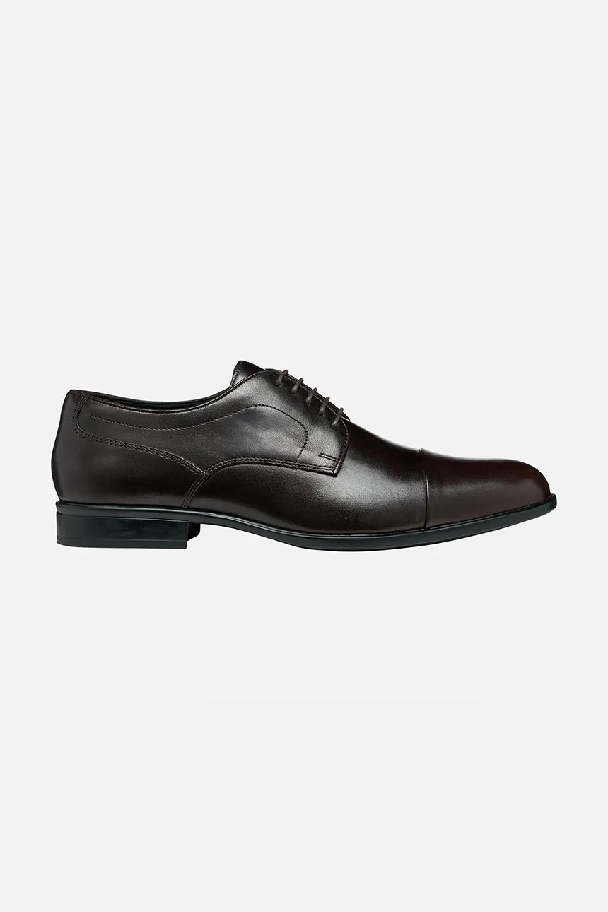 Geox pantofi de piele U IACOPO elegant maro U659GB00043C6009