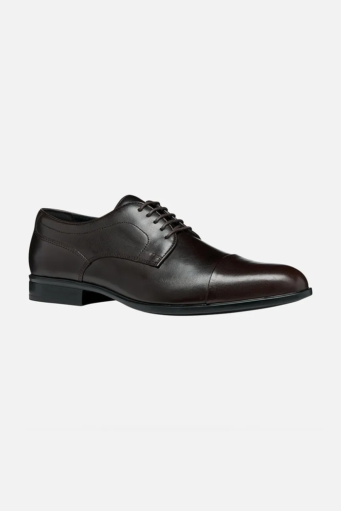 Geox pantofi de piele U IACOPO U659GB00043C6009 maro SS26