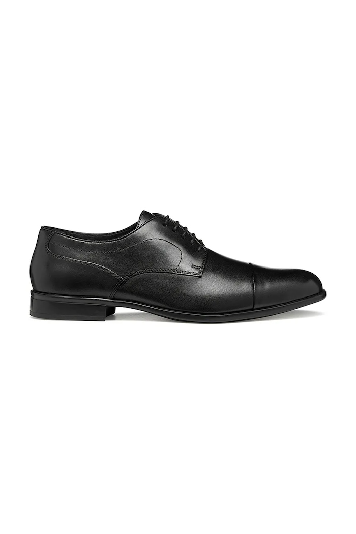 Geox półbuty skórzane U IACOPO eleganckie czarny U659GB00043C9999