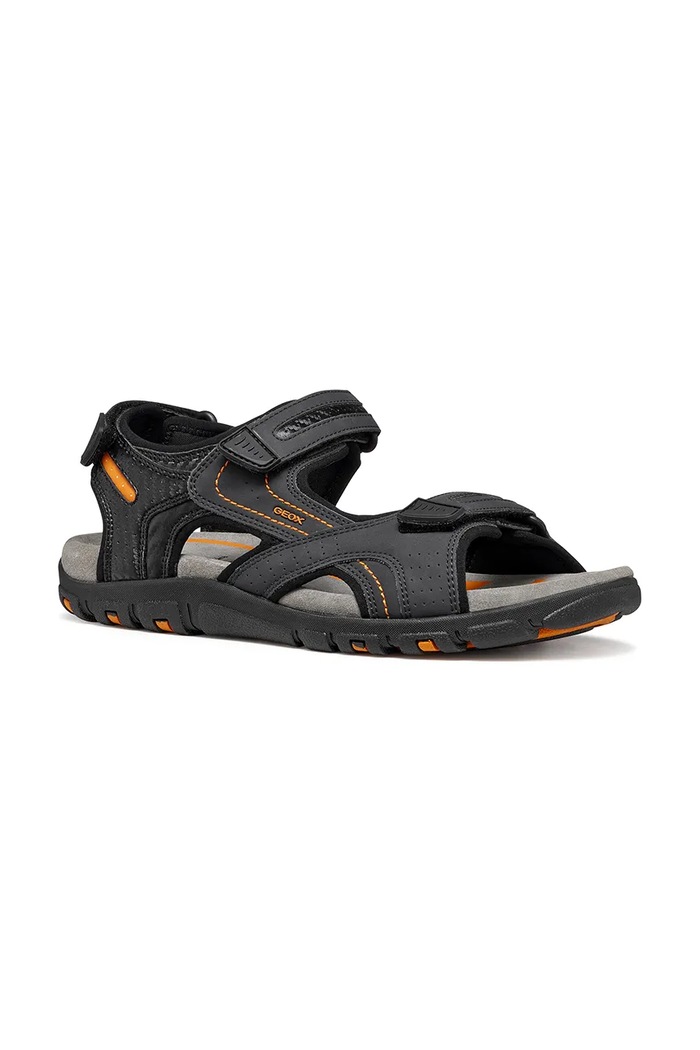 Geox pánske sandále UOMO SANDAL STRADA U8224D0EKBCC4367 čierna SS26