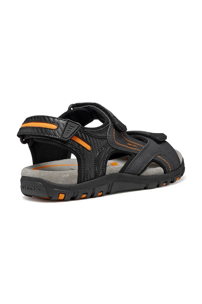 Obuv Geox pánske sandále UOMO SANDAL STRADA U8224D0EKBCC4367 čierna