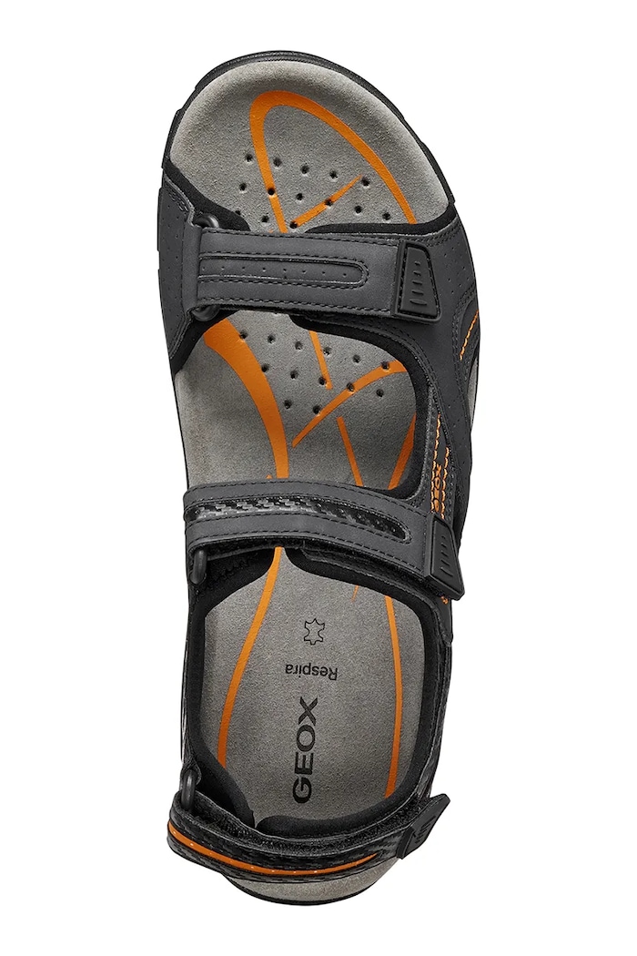 Geox pánske sandále UOMO SANDAL STRADA U8224D0EKBCC4367 čierna